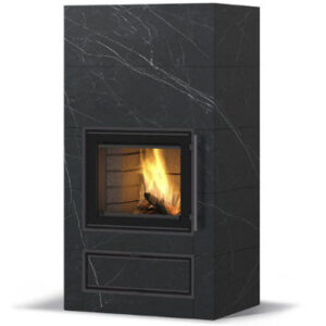 Tulikivi Jaani 1500mm V4 Musta Marmori