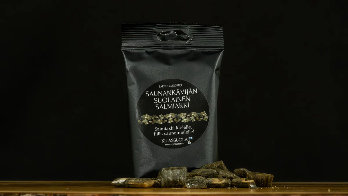Kiuassuola™ Saunankävijän suolainen salmiakki 80g