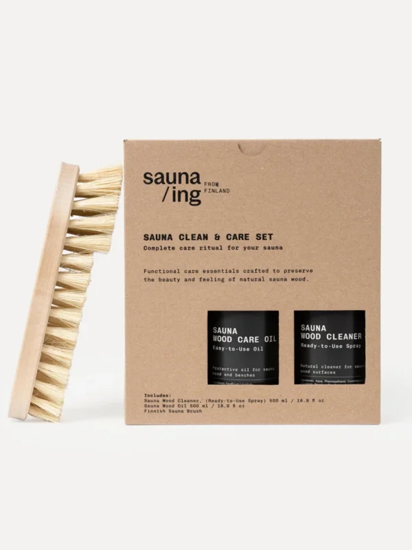 Sauna/ing Sauna Clean & Care Set